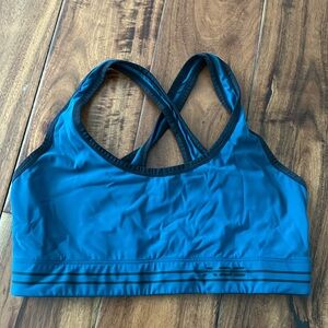 Adam selman turquoise sports bra size small